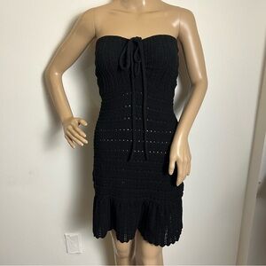 Zara Black Strapless Dress